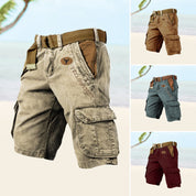 Short voor heren | Cargo shorts met meerdere zakken - Ricardo