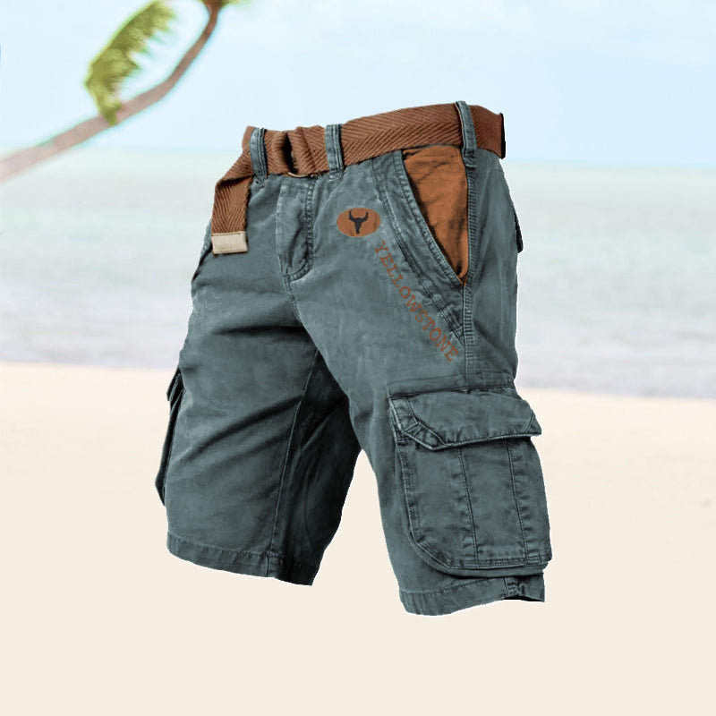 Short voor heren | Cargo shorts met meerdere zakken - Ricardo