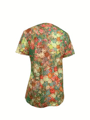 T-shirt met bloemenprint - Federica