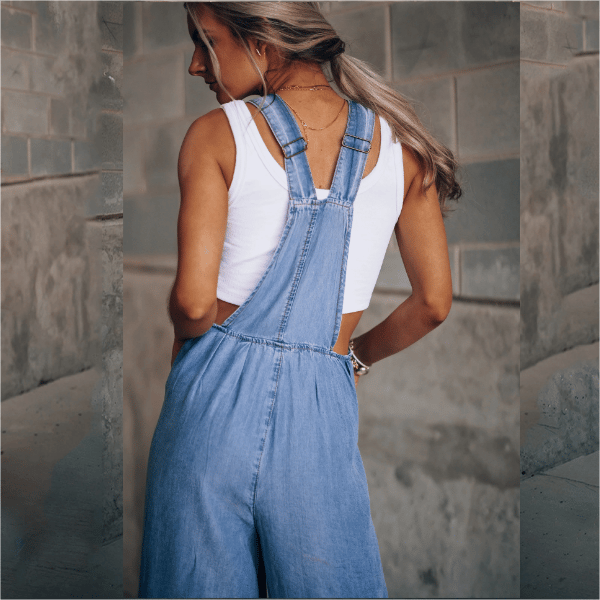 Sanira - Dames Denim Jumpsuit