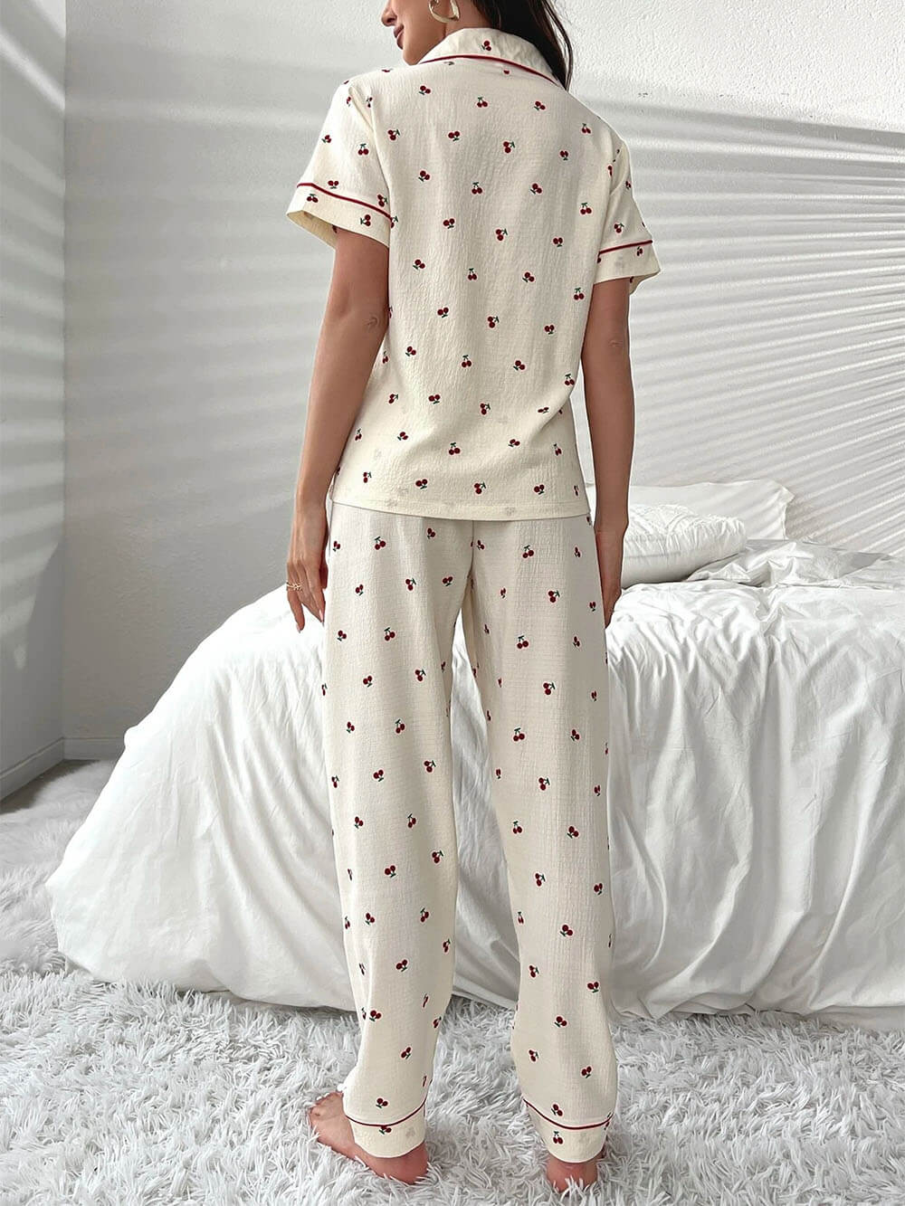 Crèmekleurige pyjama set - Maira