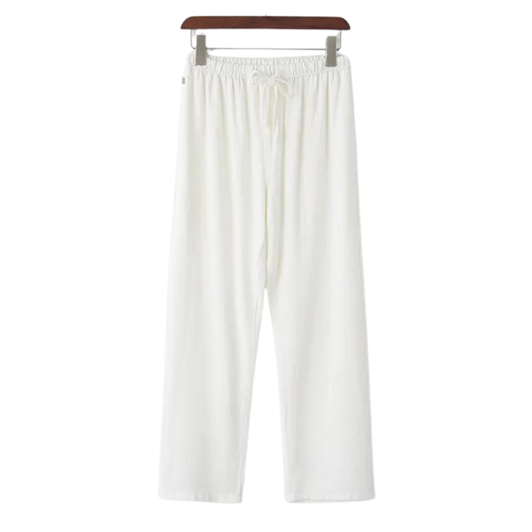 Linnen pantalon (oversized pasvorm) - Fezil