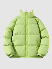 Heren Dik Puffer Fleece Gevoerd Jas - Jaxx