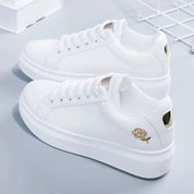 Stefani - Lente Witte Orthopedische Sneakers