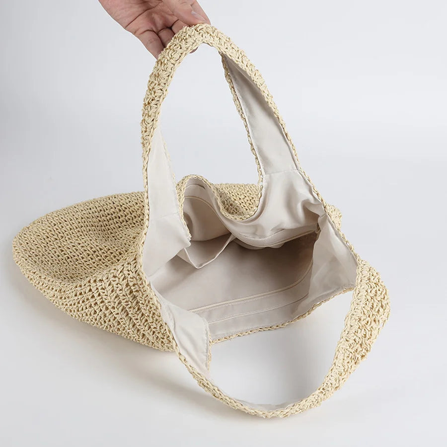 Rotan strandtas voor dames - Dassi