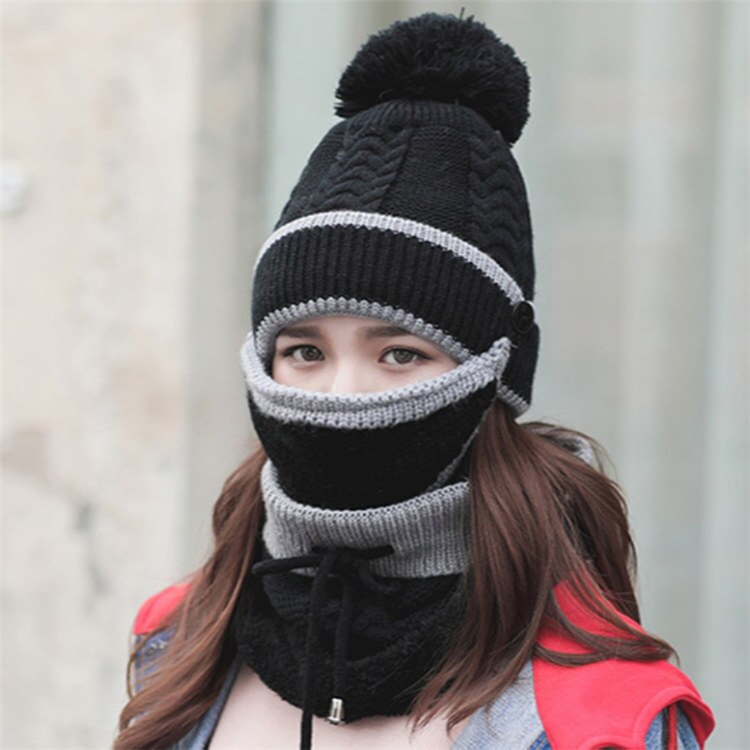 3 in 1 Wintermuts Sjaal Masker Set - Helen