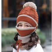 3 in 1 Wintermuts Sjaal Masker Set - Helen