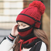 3 in 1 Wintermuts Sjaal Masker Set - Helen