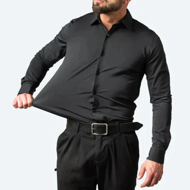 Harris Stretch Shirt | Comfortabel overhemd voor heren met super stretch