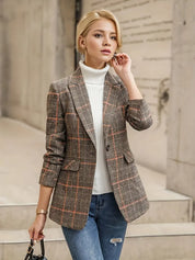 Casual blazer met revers - Anya