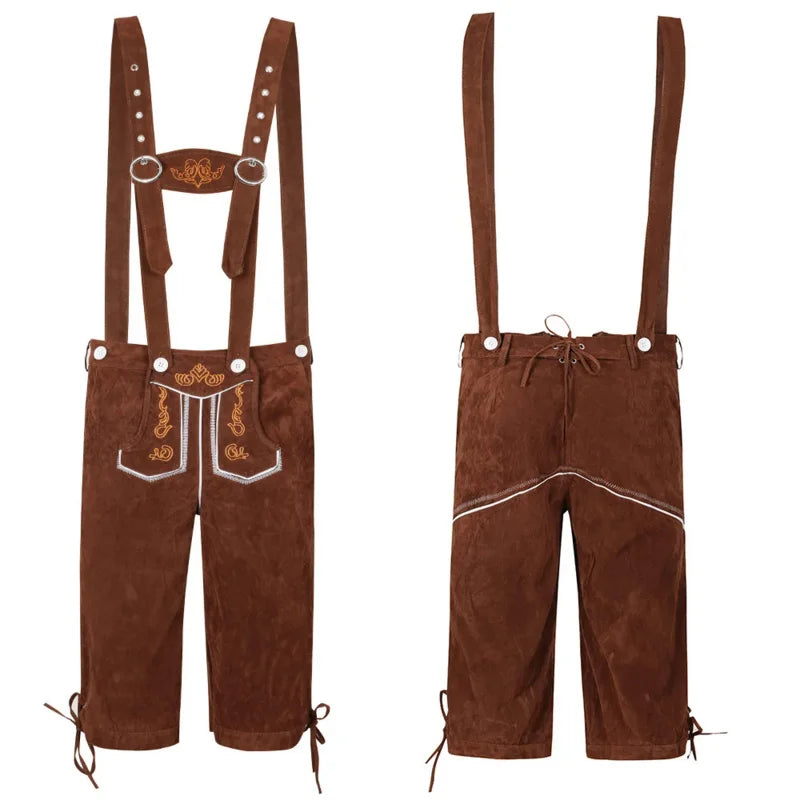 Heren Oktoberfest leren broek - Nathan