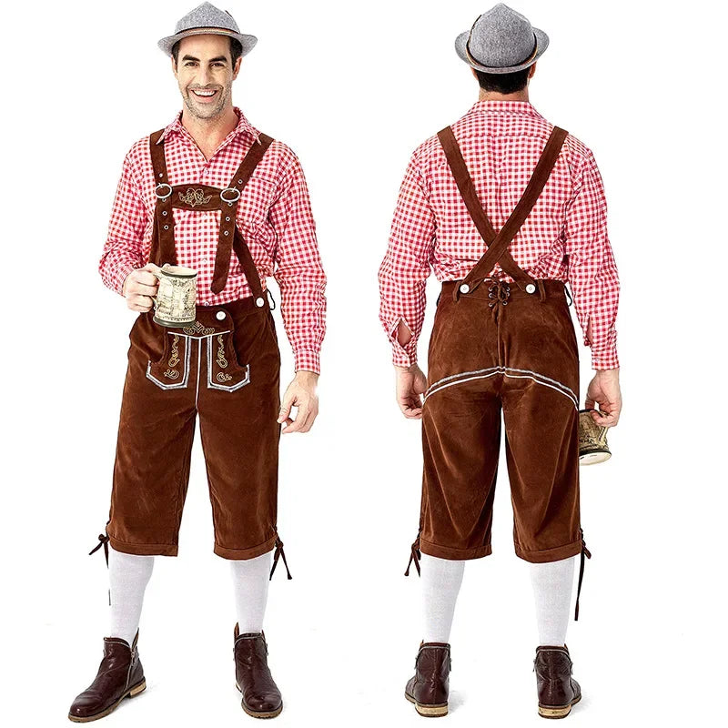 Heren Oktoberfest leren broek - Nathan