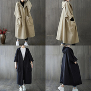 Zane - Oversized trenchcoat met zijzakken