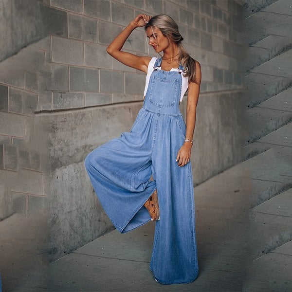 Sanira - Dames Denim Jumpsuit