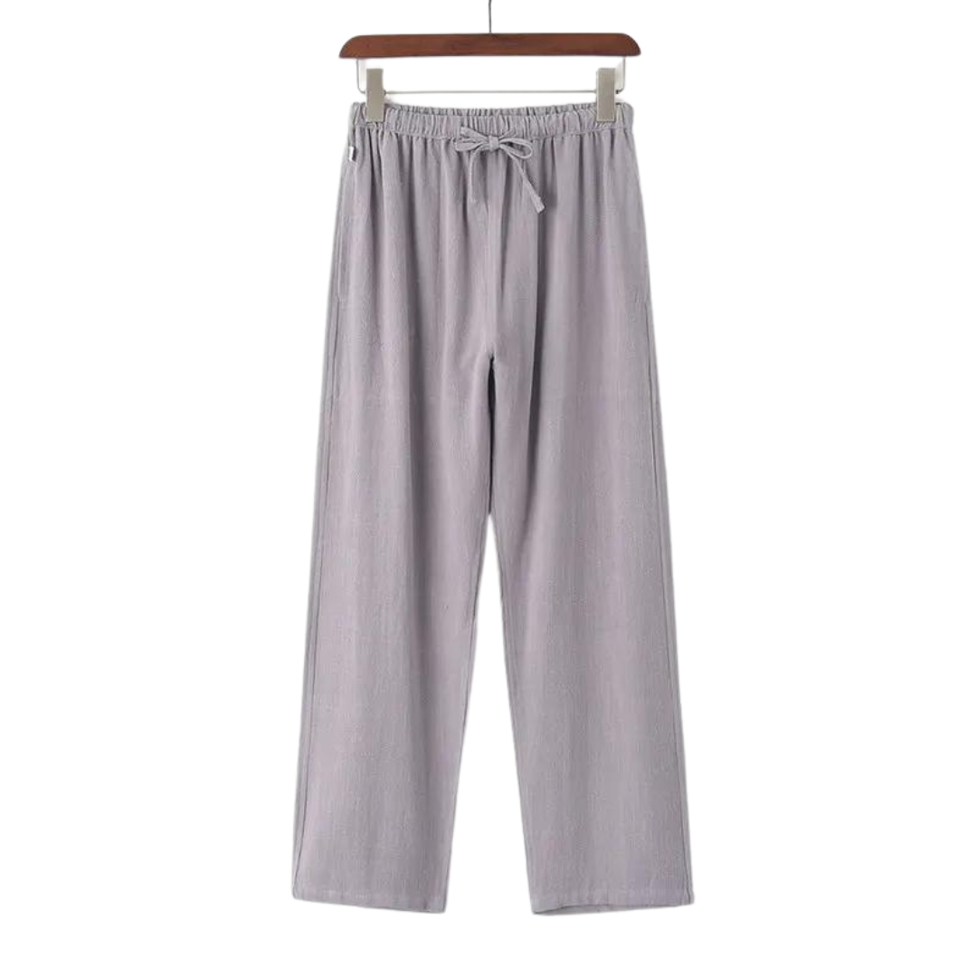 Linnen pantalon (oversized pasvorm) - Fezil