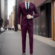 Elegant 3-delig Slim Suit - Treyton