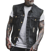 Karwan | Stijlvol denim gilet voor heren