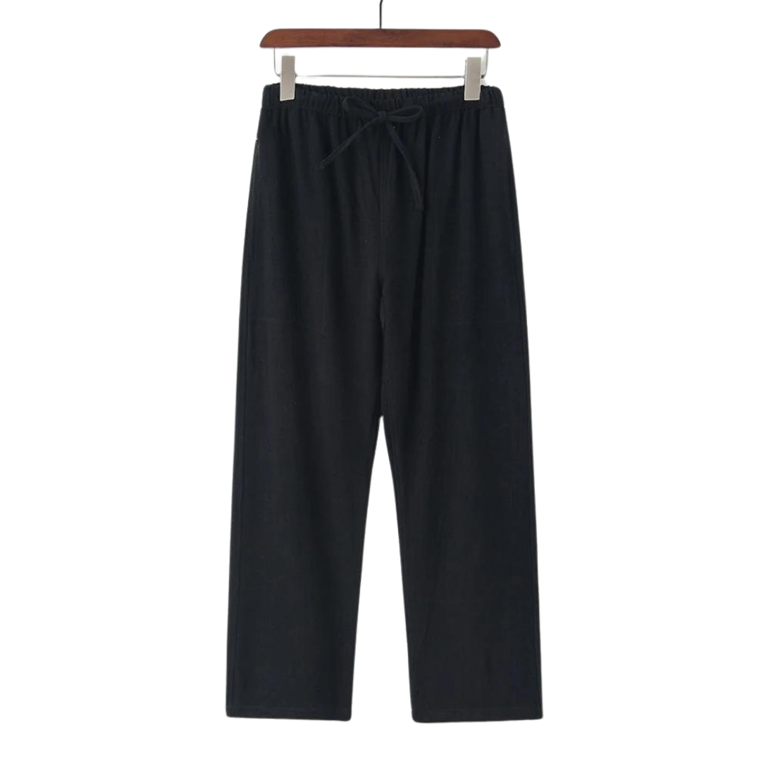 Linnen pantalon (oversized pasvorm) - Fezil