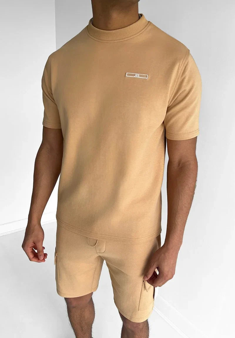 Elegante tweedelige zomerset (T-shirt + broek) - Elonbghhhh