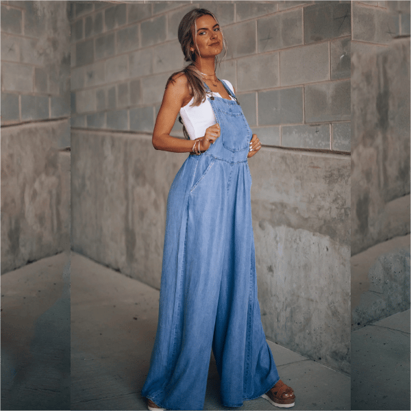 Sanira - Dames Denim Jumpsuit