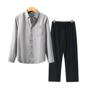 Linnen Outfit Set (Lange Mouwen) - Moro