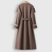 Elegante lange trenchcoat - Luciana