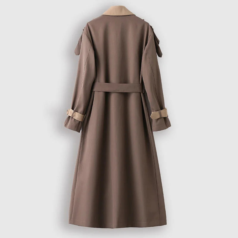 Elegante lange trenchcoat - Luciana