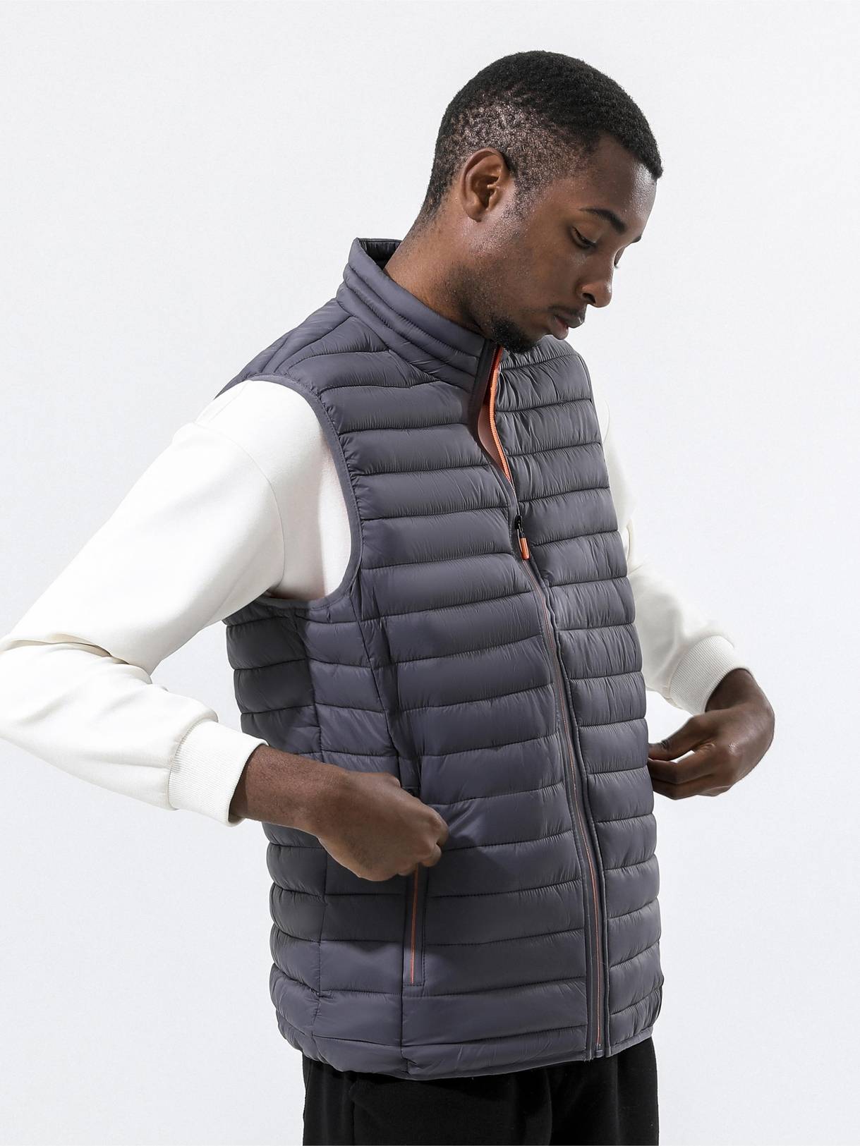 Bodywarmer met hoge kraag - Felix