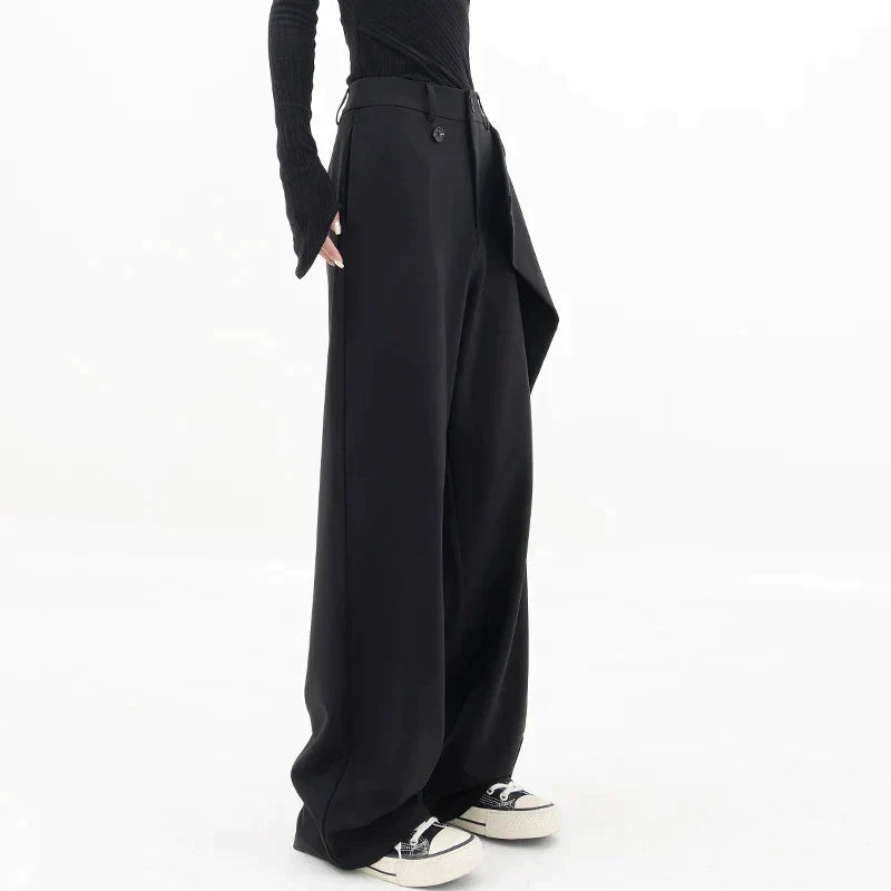 Asymmetrische baggy broek - Freya