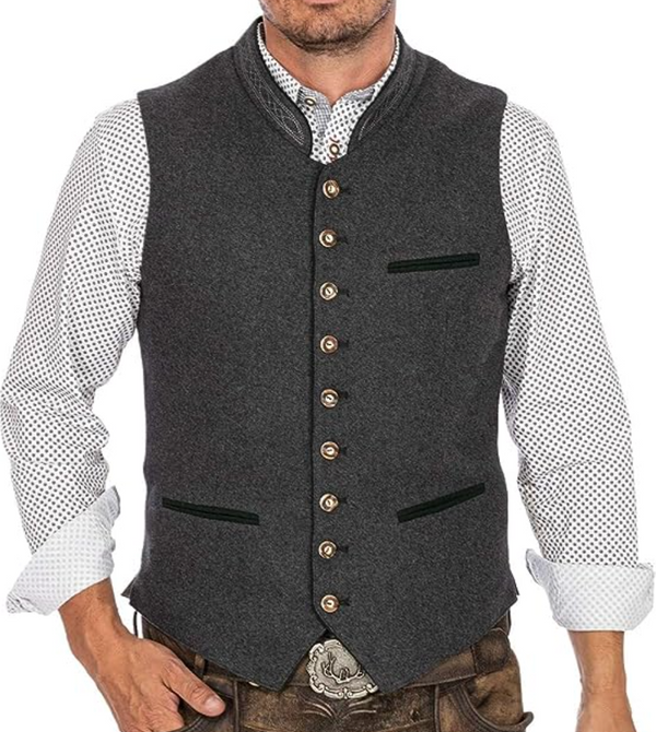 Elegante traditioneel herengilet - Omer