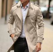 Elegante lente trenchcoat - Fariz