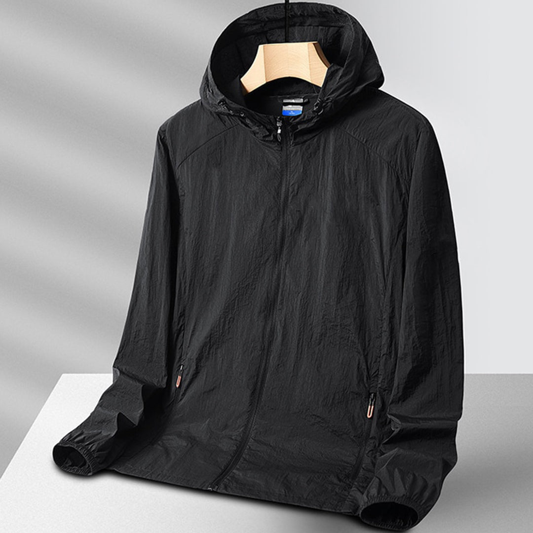 Heren Windjack Hooded Jas - Storm