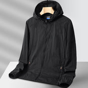 Heren Windjack Hooded Jas - Storm