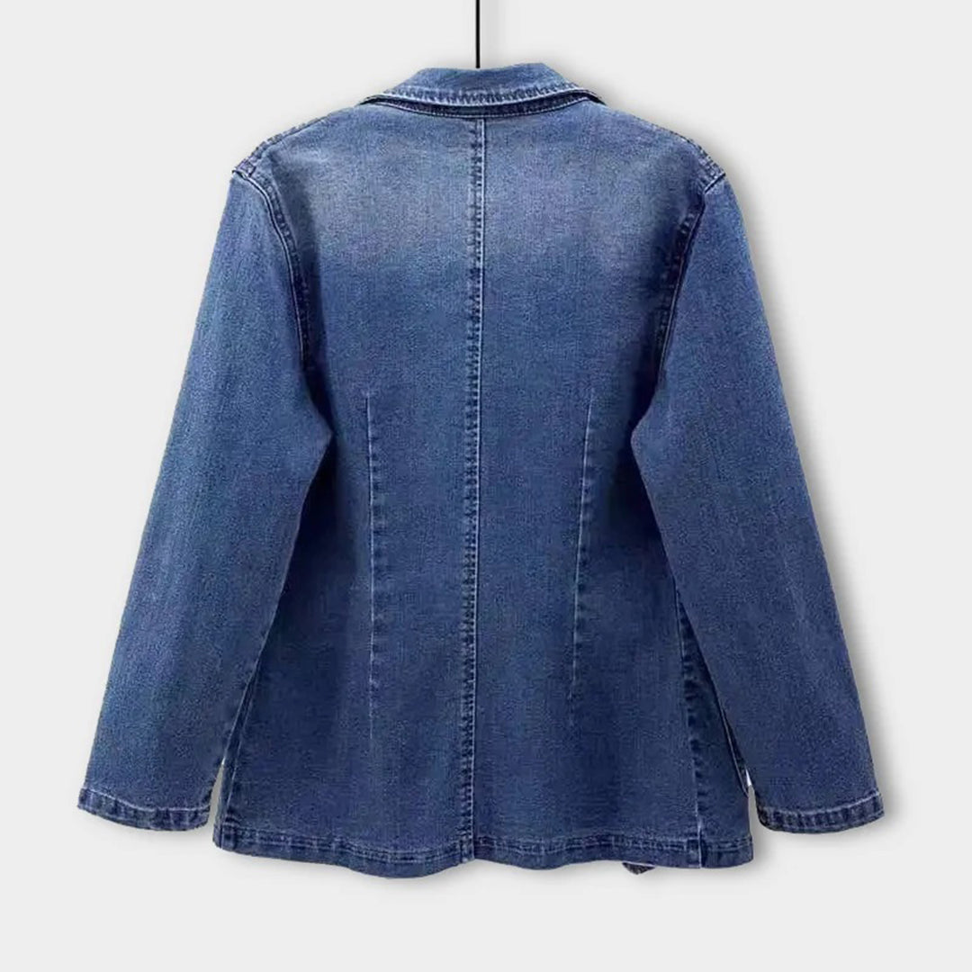 Dames Modieus Denim Blazer - Saskia