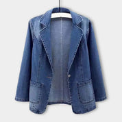 Dames Modieus Denim Blazer - Saskia