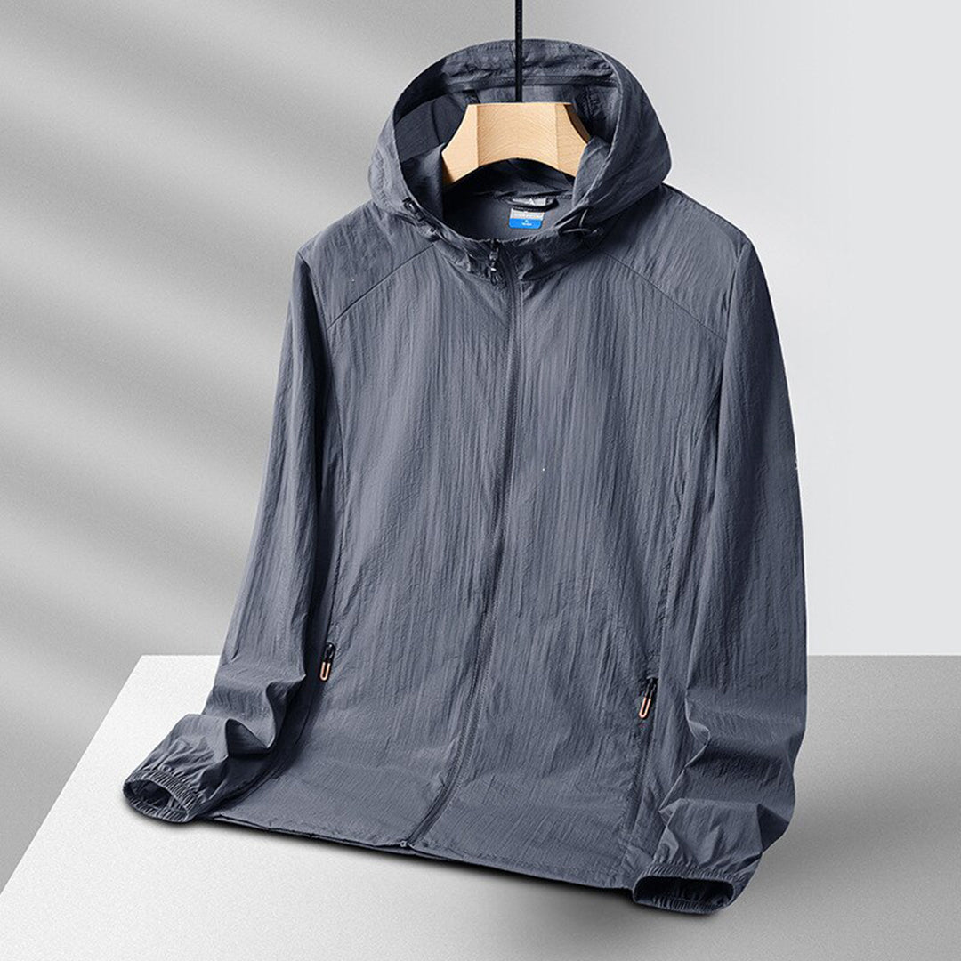 Heren Windjack Hooded Jas - Storm