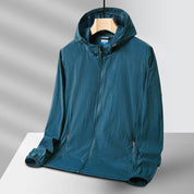 Heren Windjack Hooded Jas - Storm