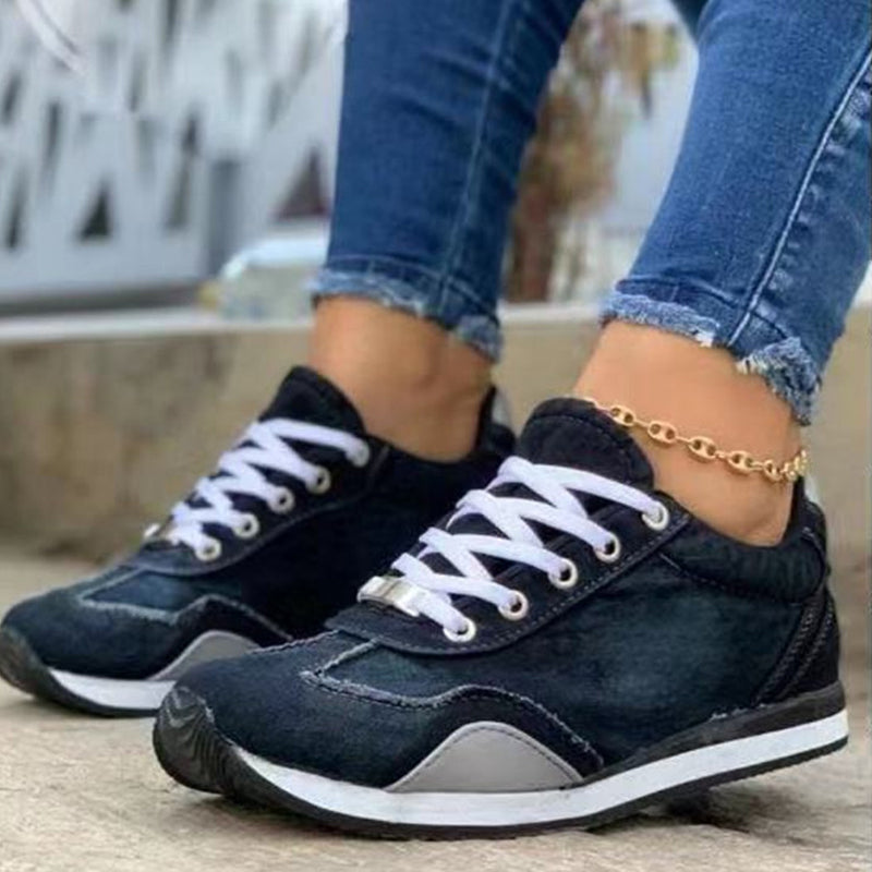 Sheen - Denim orthopedische schoenen voor dames