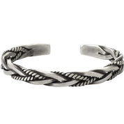 Gedraaide sterling zilveren armband - Kaleb