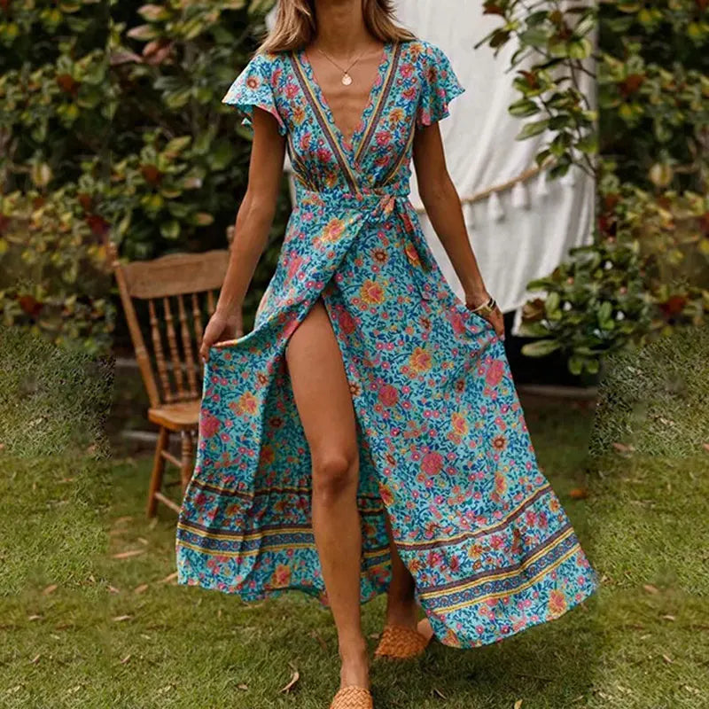 Revonna - Elegante zomerse maxi-jurk