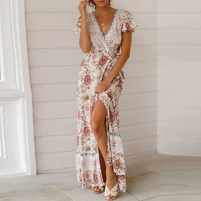 Revonna - Elegante zomerse maxi-jurk