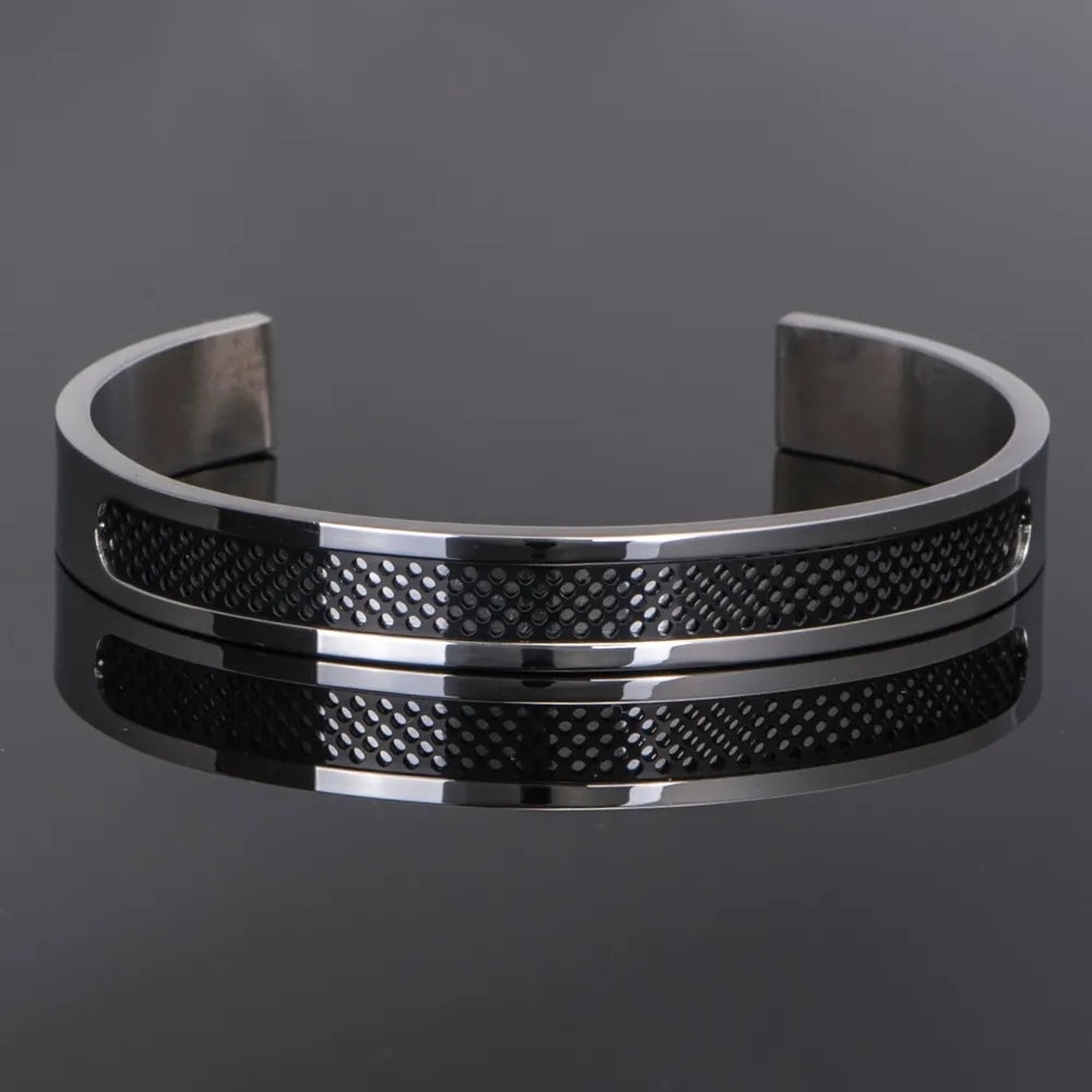 Elegante roestvrijstalen armband - Kayson