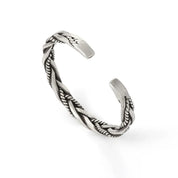 Gedraaide sterling zilveren armband - Kaleb