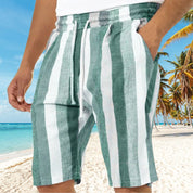 Gestreepte zomerse strandshort - Kiro