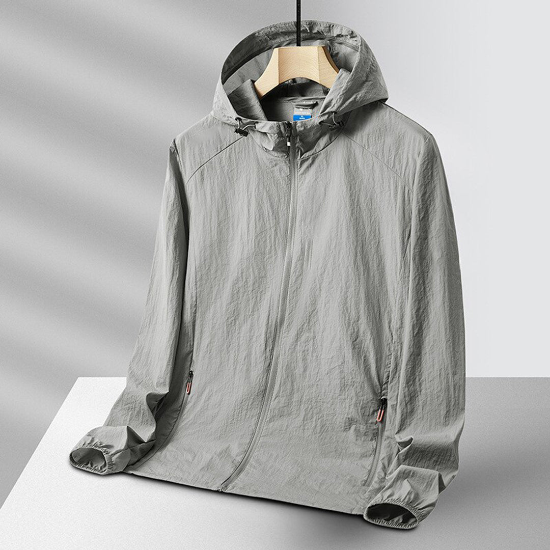 Heren Windjack Hooded Jas - Storm