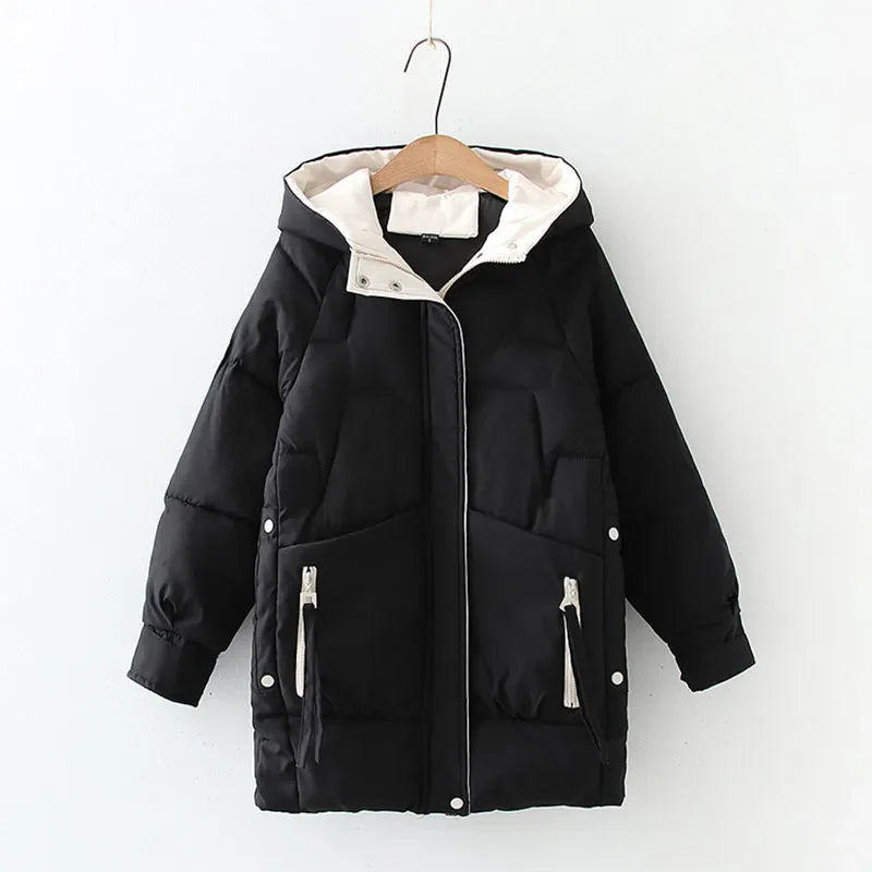 Trendy parka jas met capuchon - Kaylee