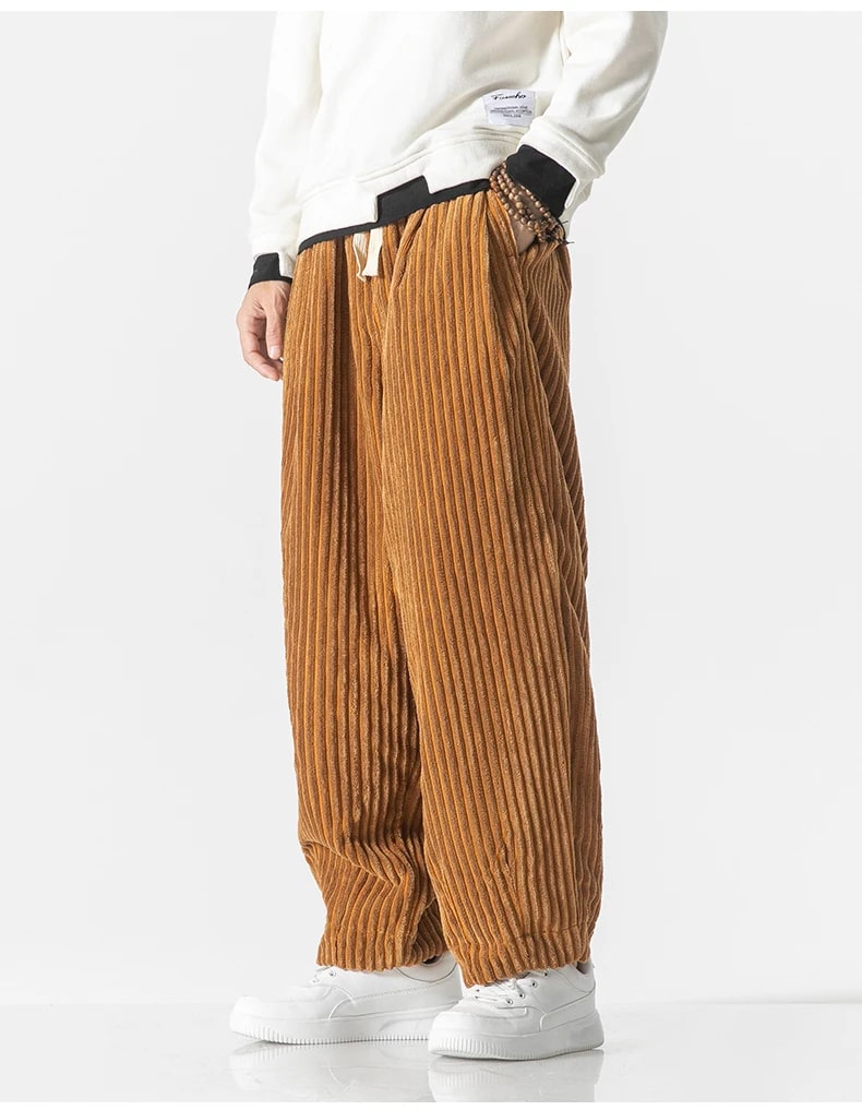 Oversized corduroy broek voor heren - Aidan