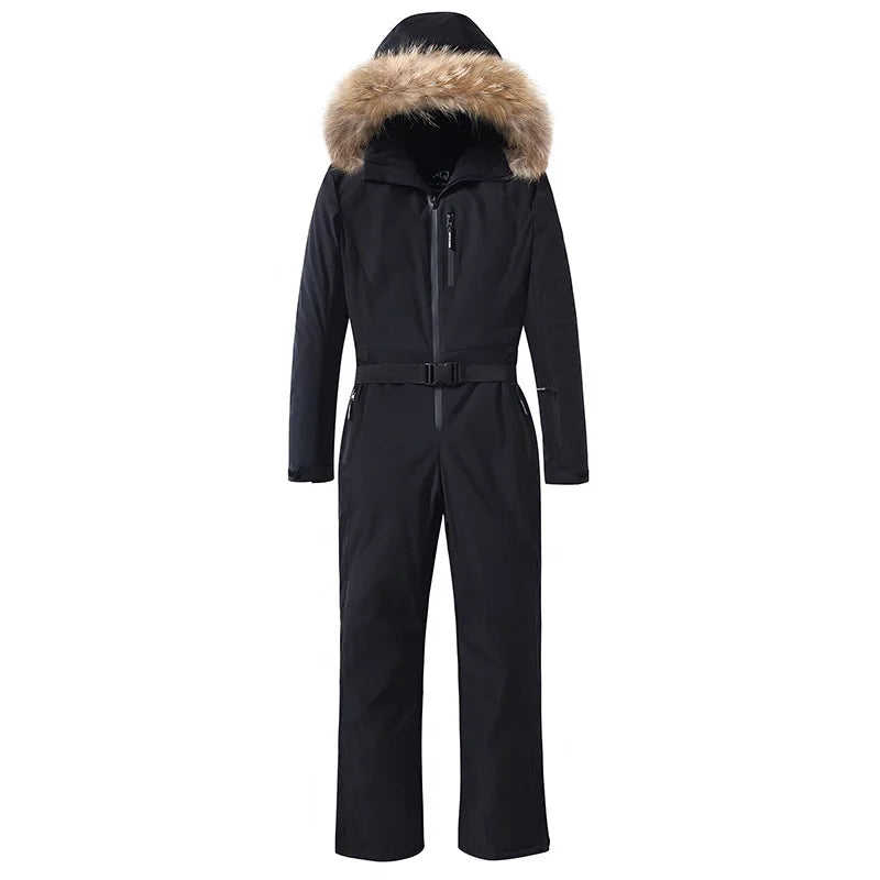 Stijlvol winter skipak met riem - Emory