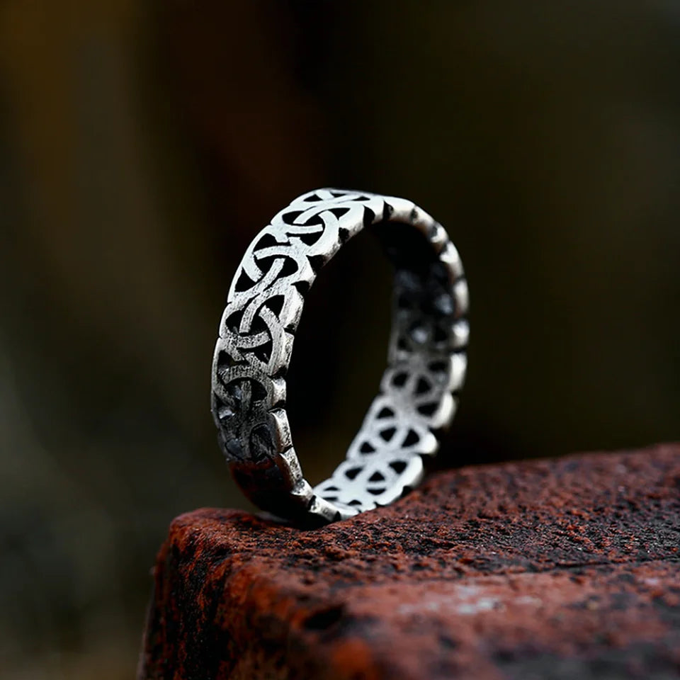 Sterling ring met Keltische knoop ontwerp - Atticus