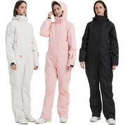 Stijlvol winter skipak met riem - Azalea